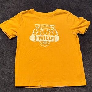 Garanimals Yellow Tee with White Tiger Skate Graphic